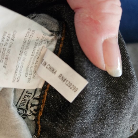 (NWT) Be-Girl Black Wash Denim A Line Skirt Size 3XL - Picture 6 of 7